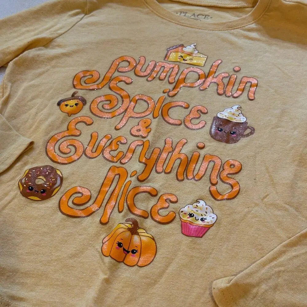 Bundle of Children's Place Long Sleeve Graphic tees sz 5-6